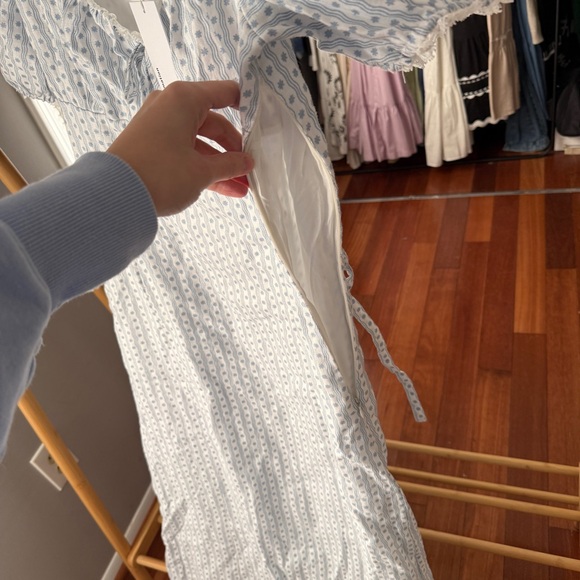 NWT Reformation Cherise Linen Maxi Dress | Size 10 - Picture 12 of 13